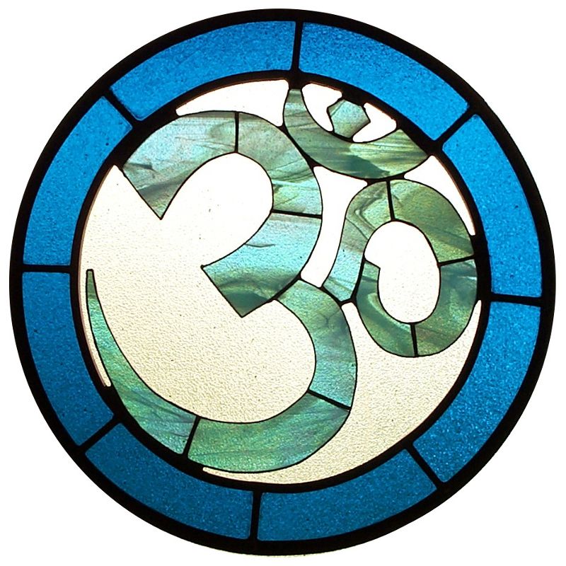 Stained Glass Om